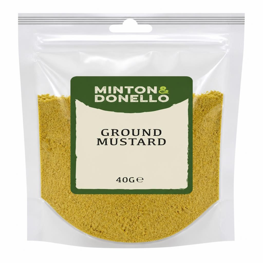 Minton & Donello Ground Mustard 10 x 40g