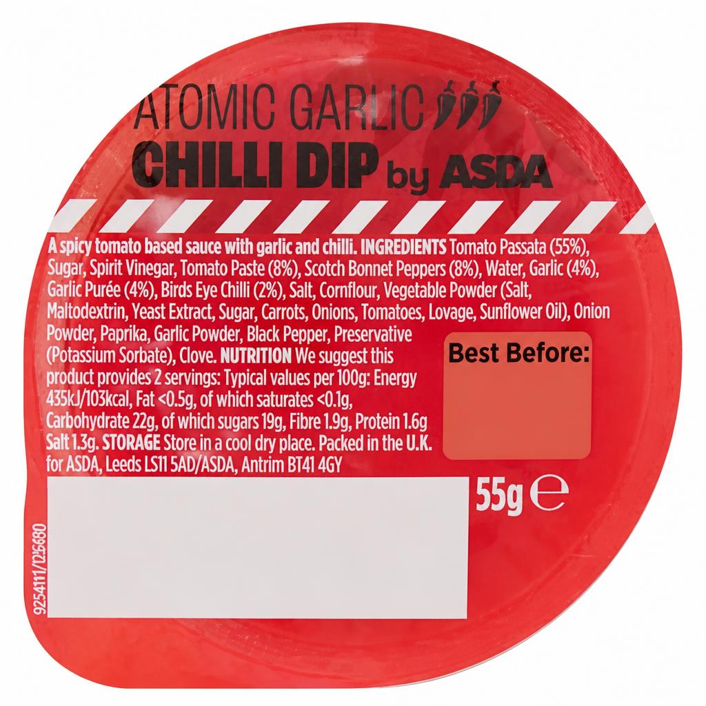 ASDA Atomic Garlic Chilli Dip 55g