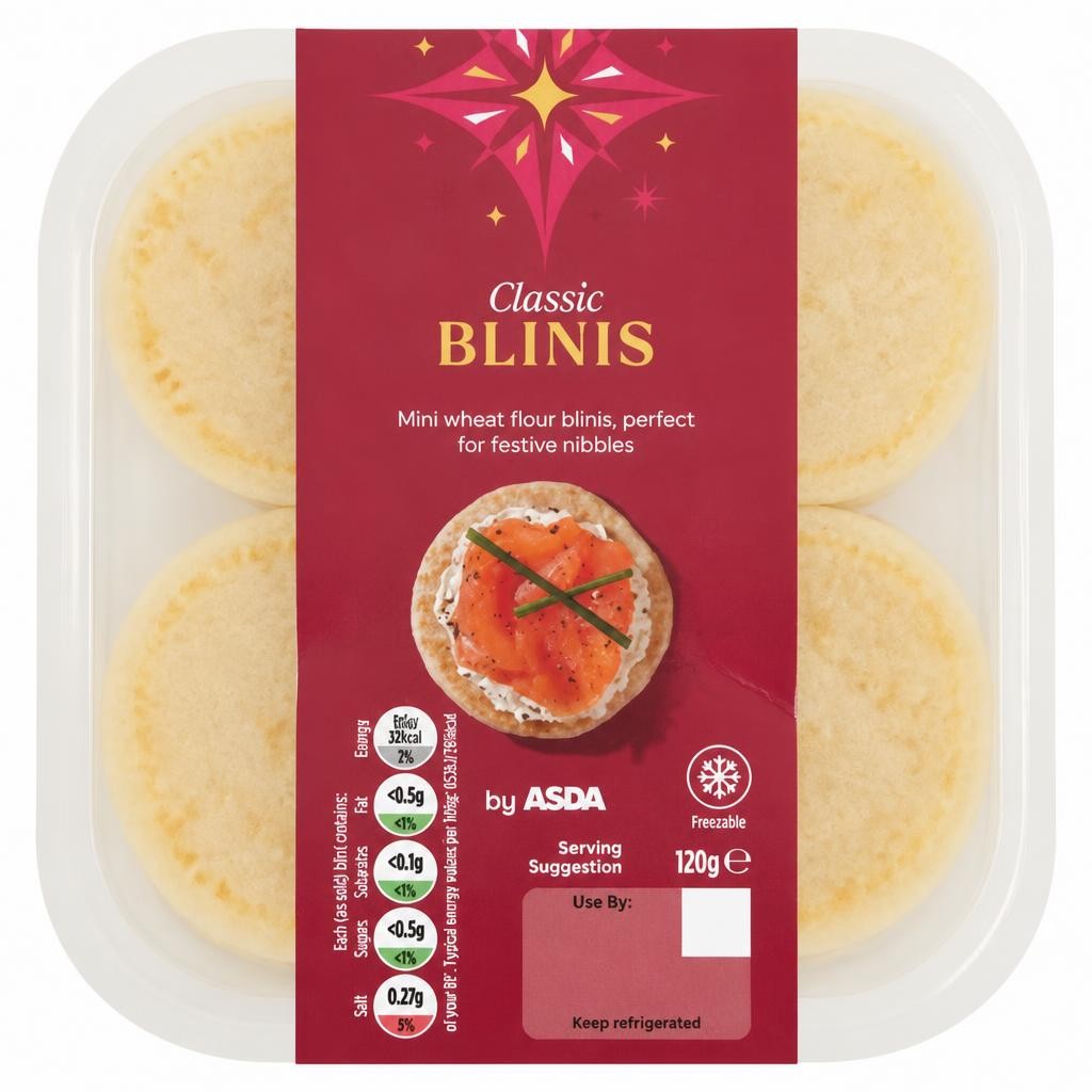 ASDA Classic Blinis 120g