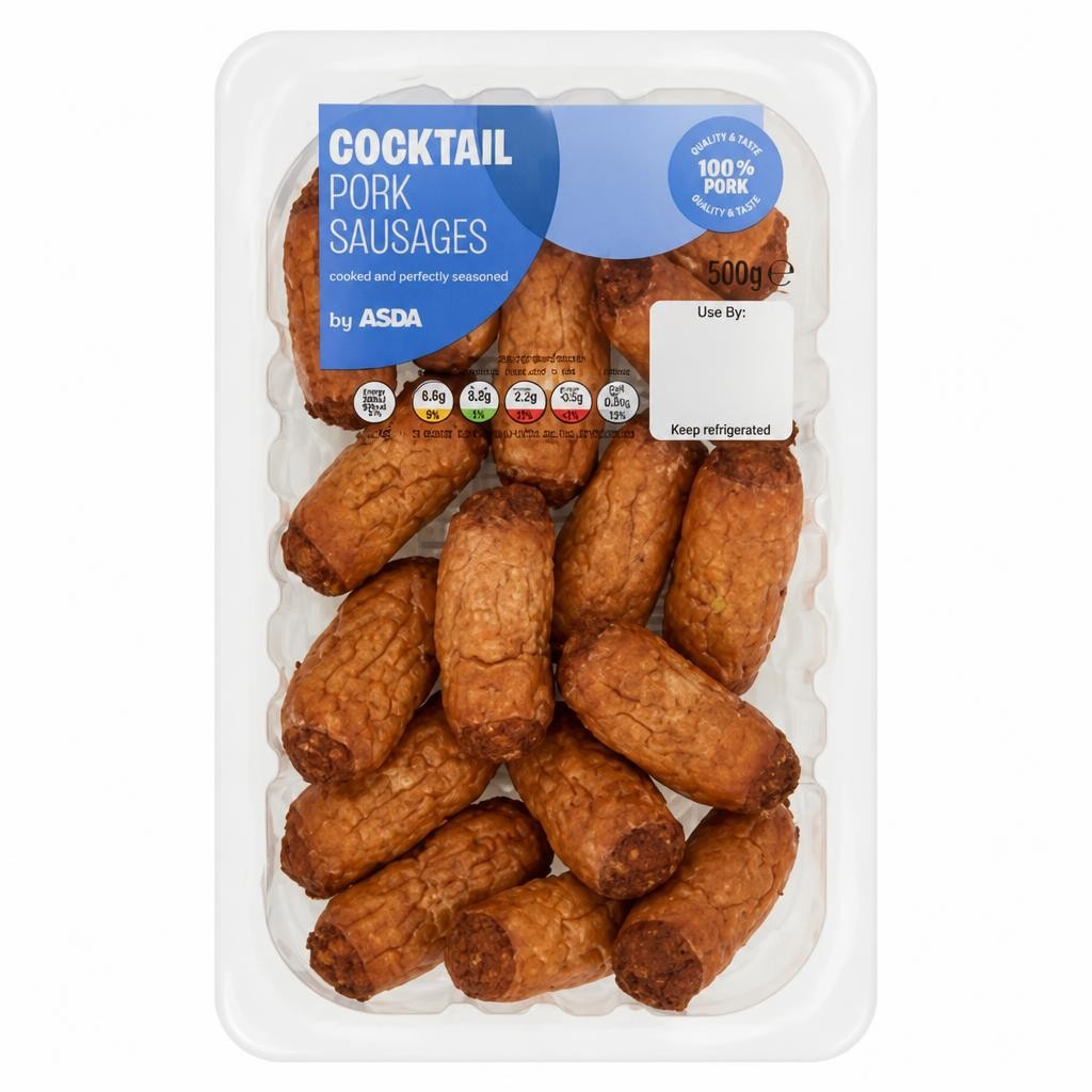 ASDA Cocktail Pork Sausages 160g