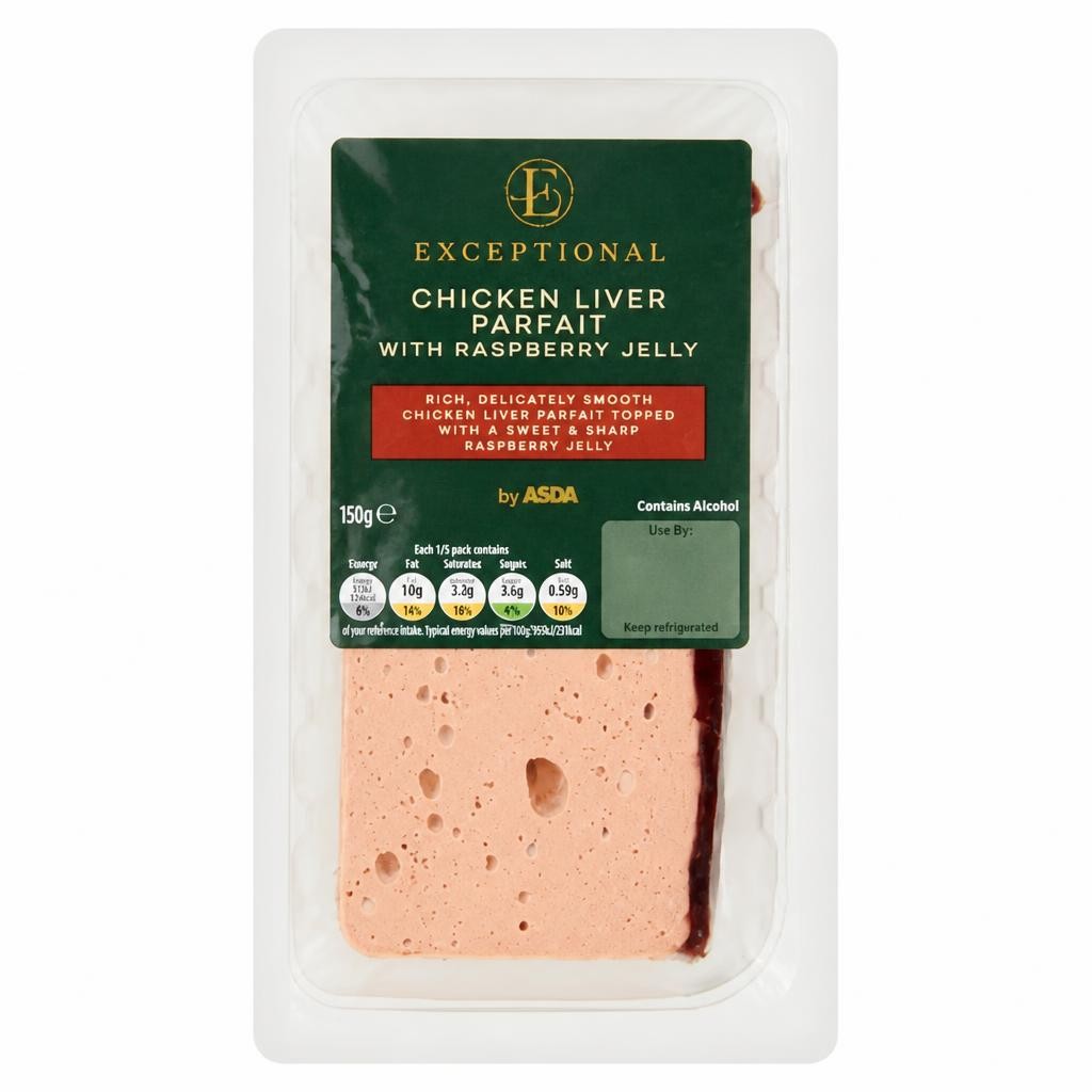 Exceptional by ASDA Chicken Liver Parfait with Raspberry Jelly 150g