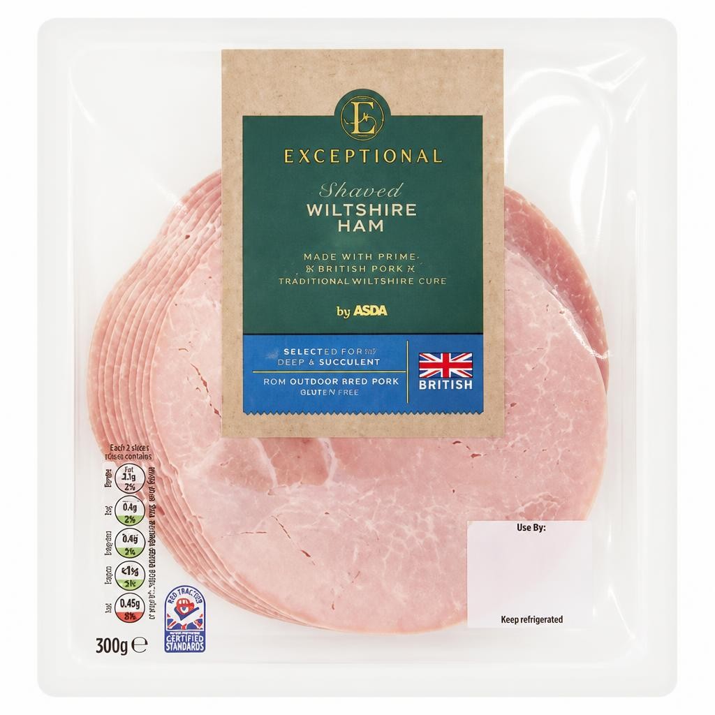 ASDA Exceptional by  Slow Cured Wiltshire Ham 300g