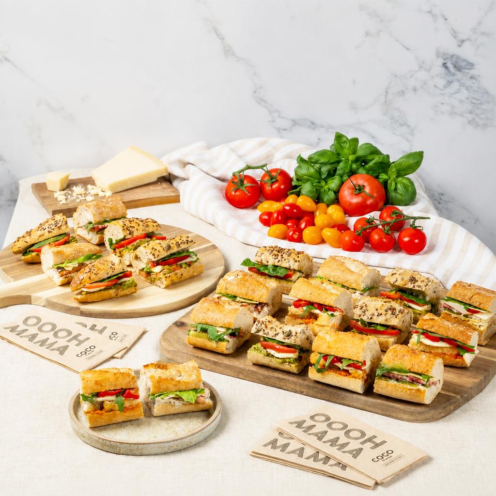 Coco di Mama Sourdough Baguette Sharing Platter (20 Pieces)