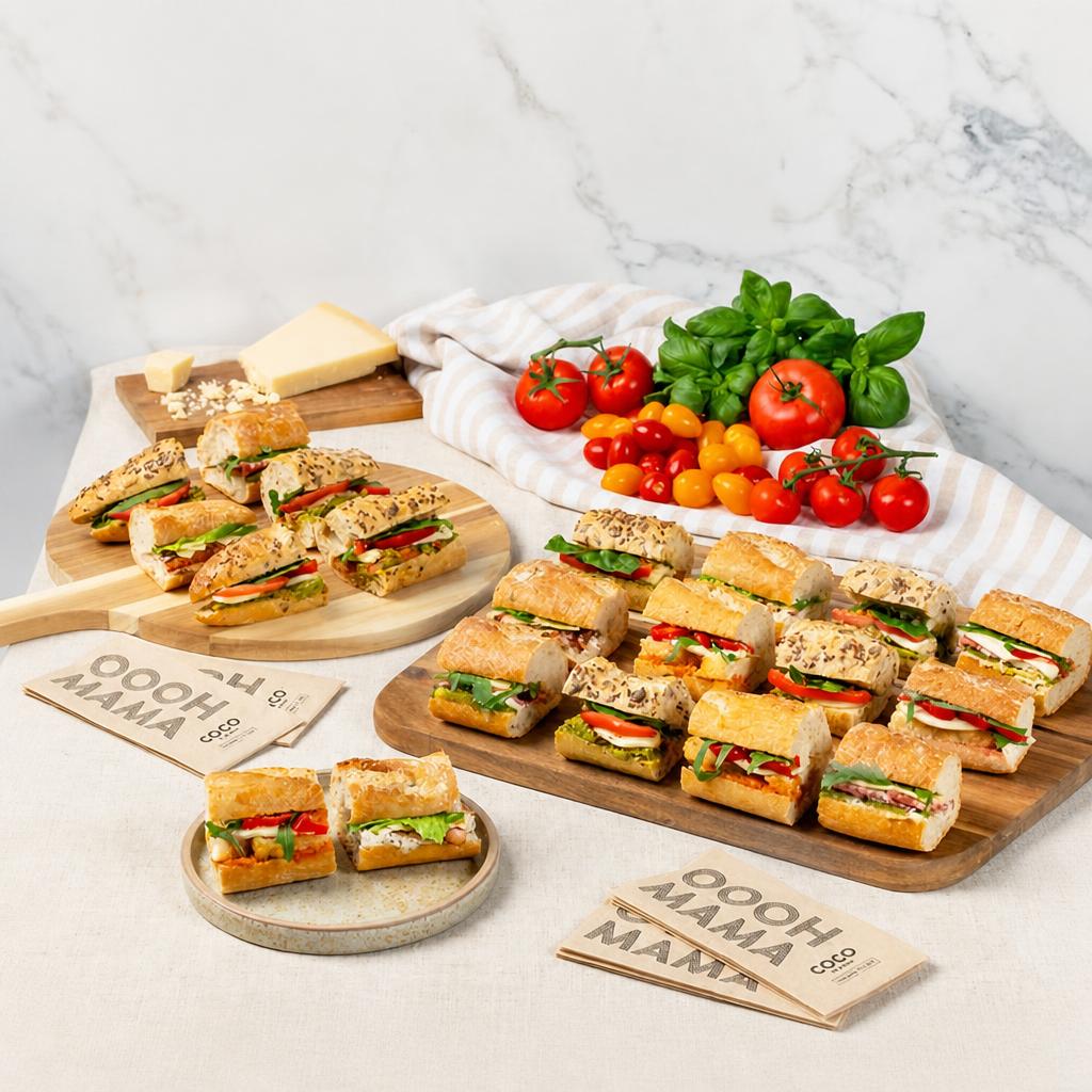 Coco di Mama Sourdough Baguette Sharing Platter (20 Pieces)