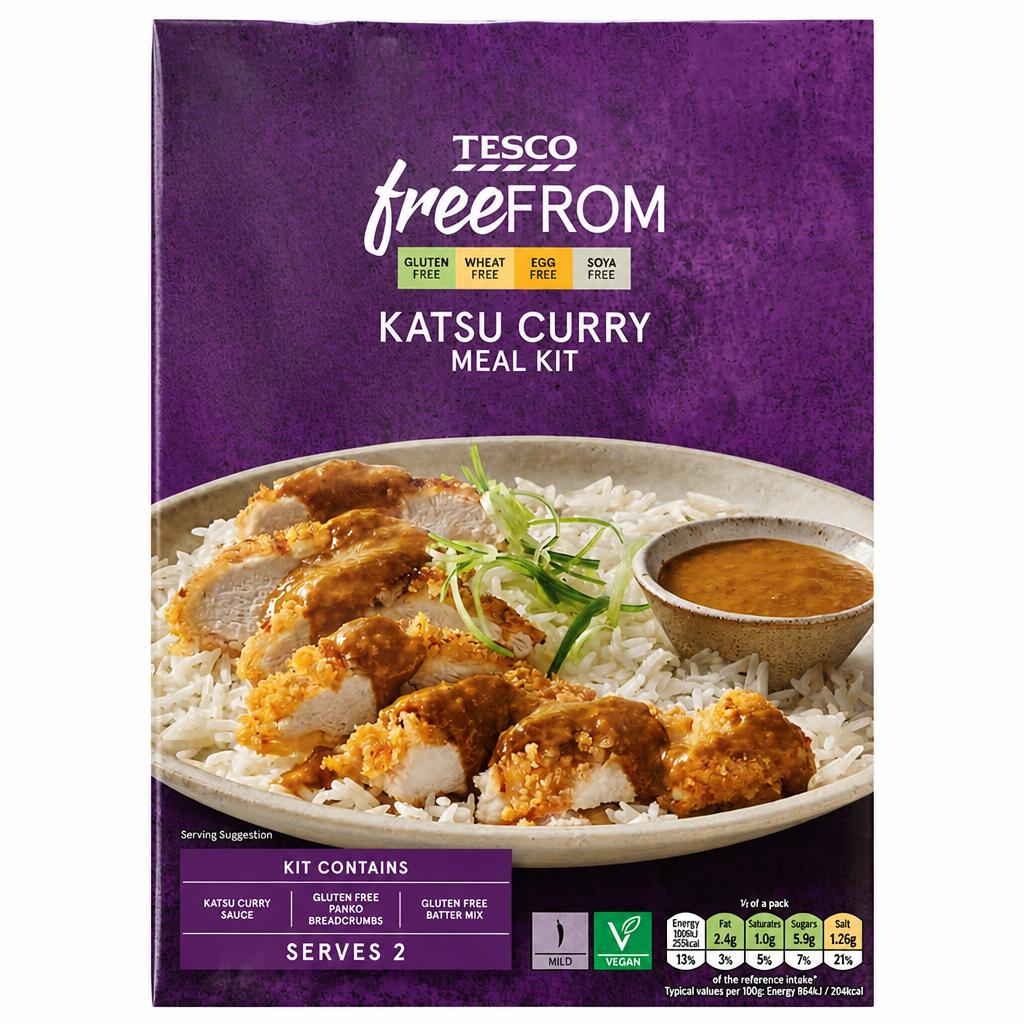 Tesco Free From Katsu Curry Meal Kit 250g
