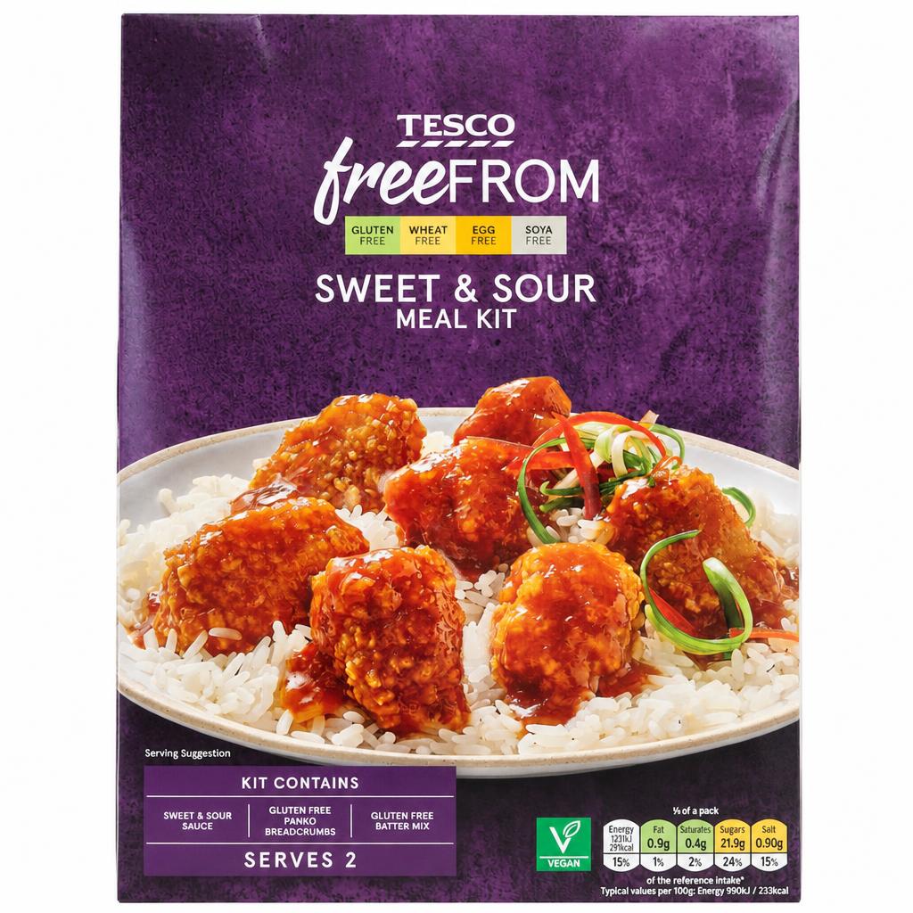 Tesco Free From Sweet & Sour Meal Kit 250g