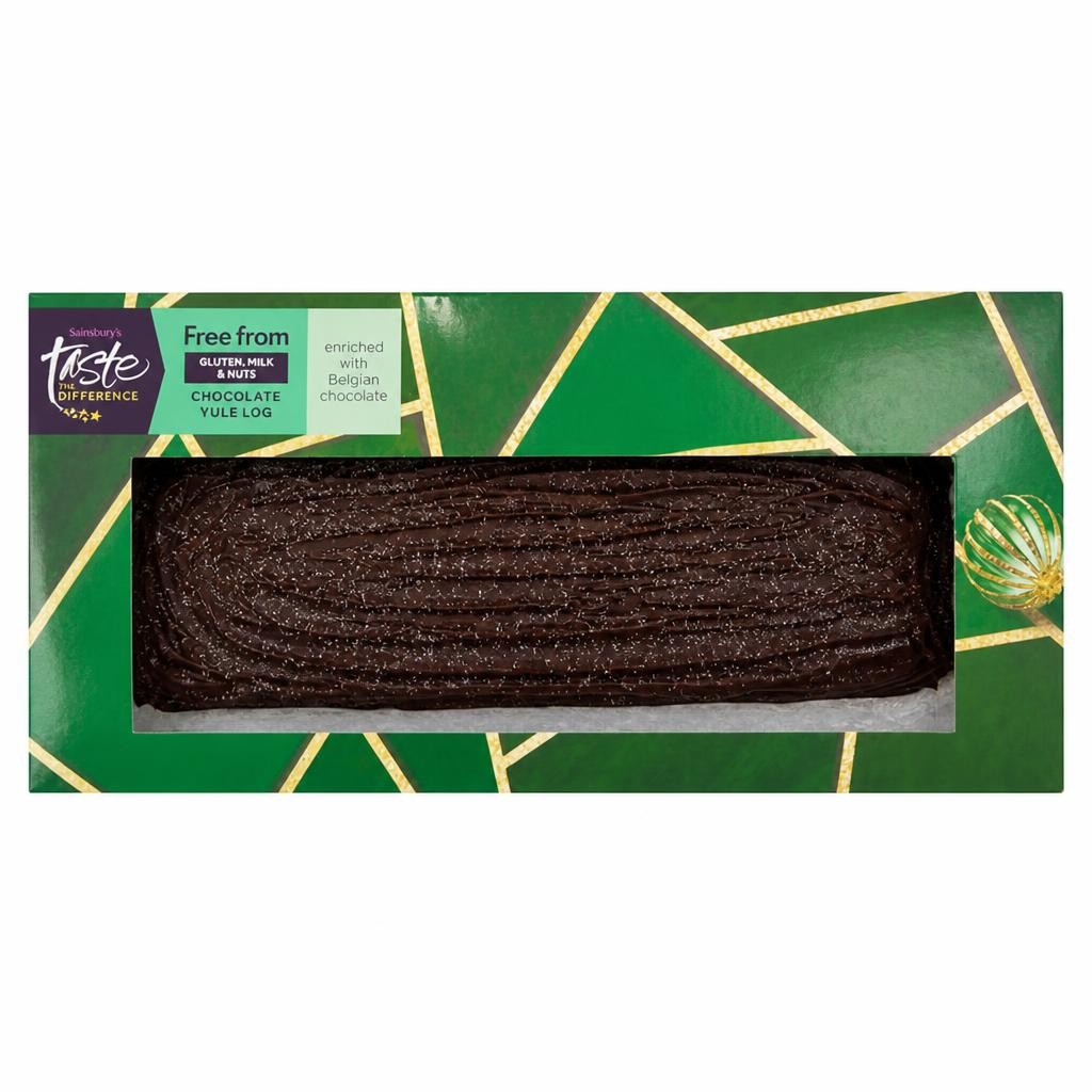 Sainsbury's Chocolate Yule Log, Taste the Difference 462g