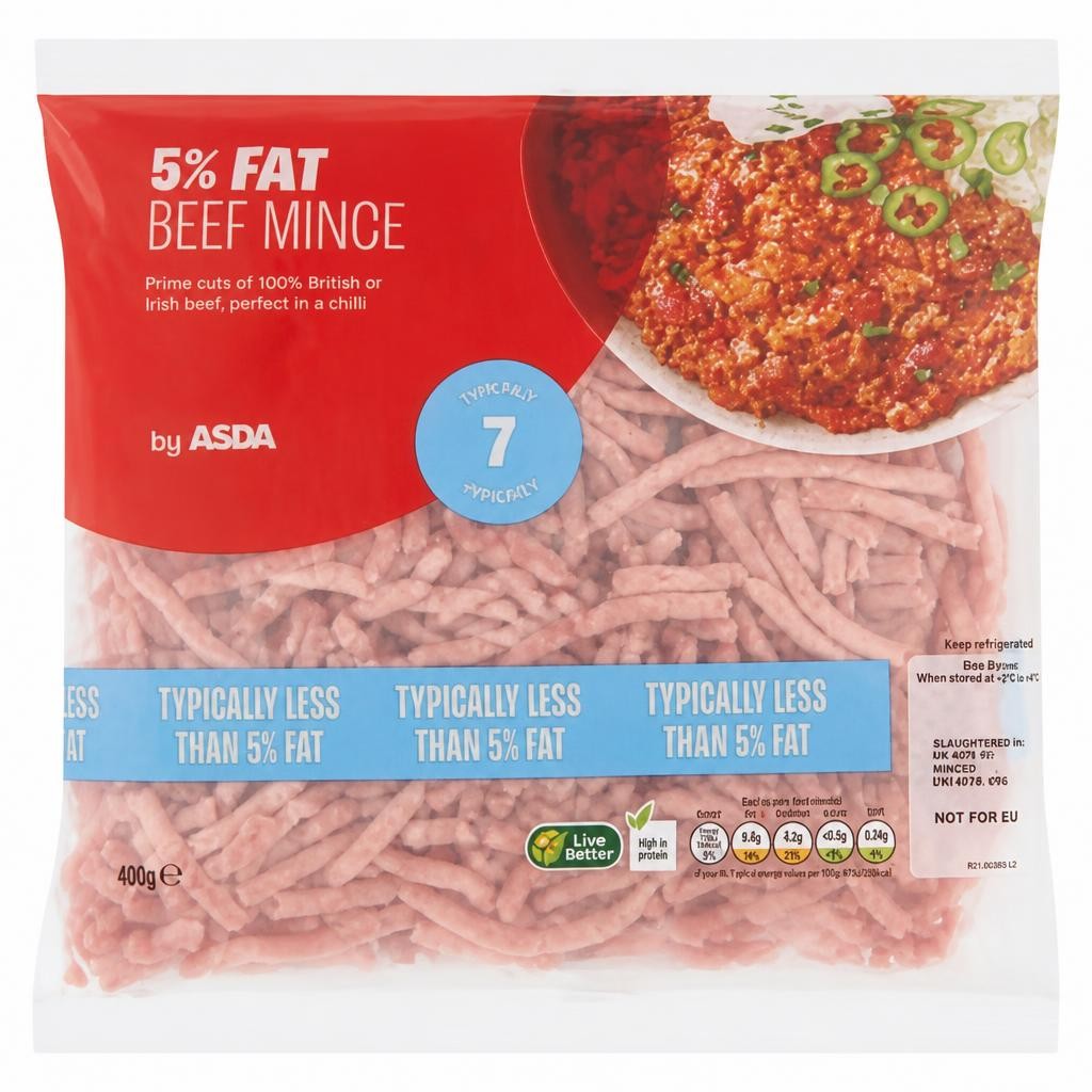 ASDA 5% Fat Beef Mince 400g