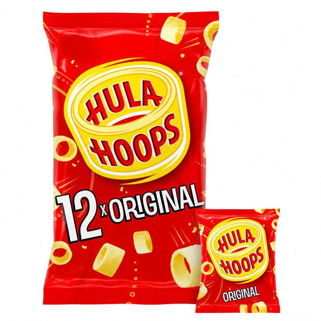 Hula Hoops Original Crisps 12x24g