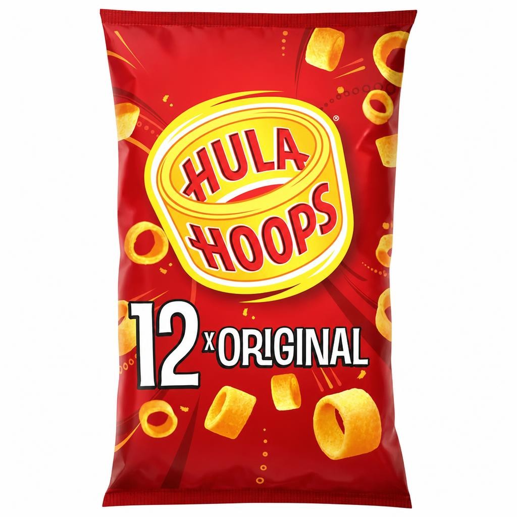 Hula Hoops Original Crisps 12x24g