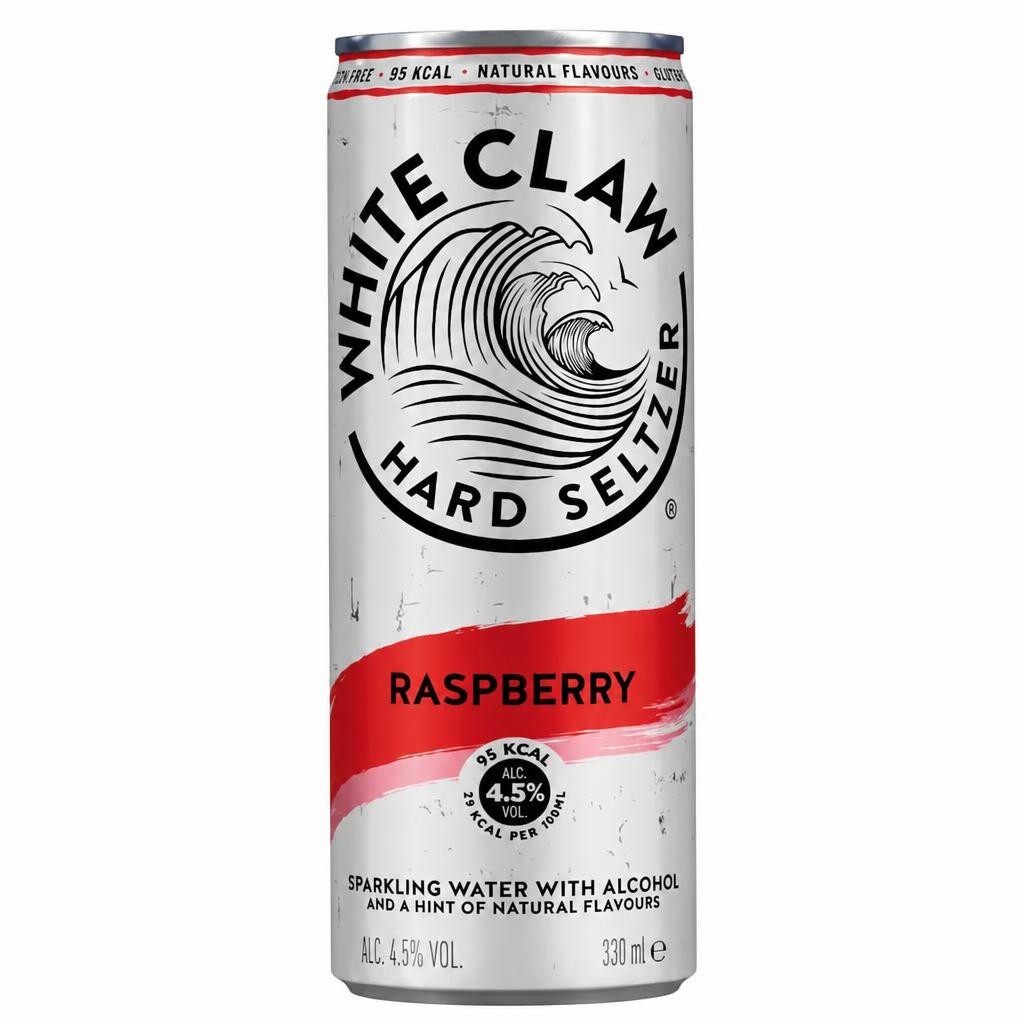 White Claw Hard Seltzer Raspberry 330ml