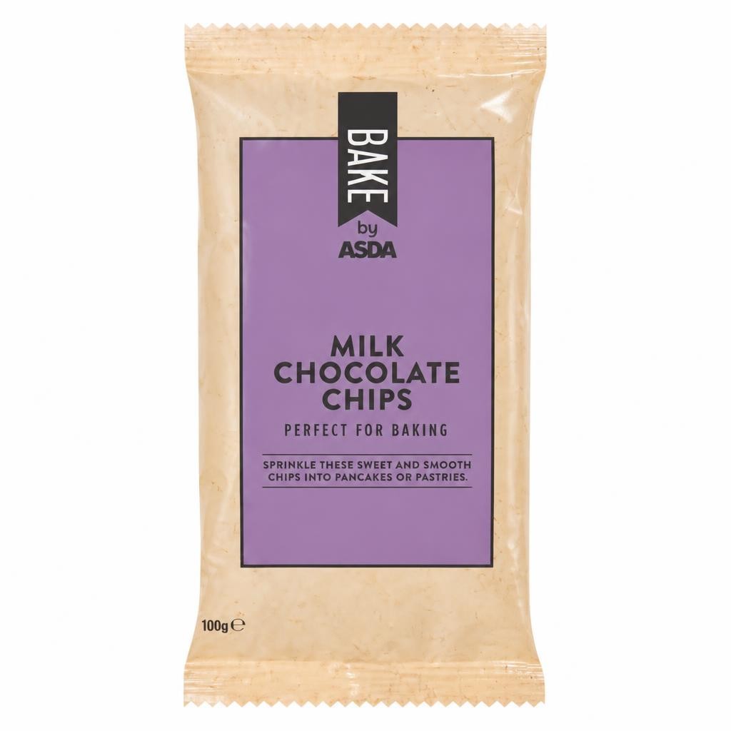 BAKE by ASDA Bake by ASDA Milk Chocolate Chips 100g