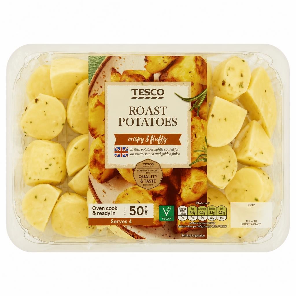 Tesco Seasoned Roast Potatoes 800G