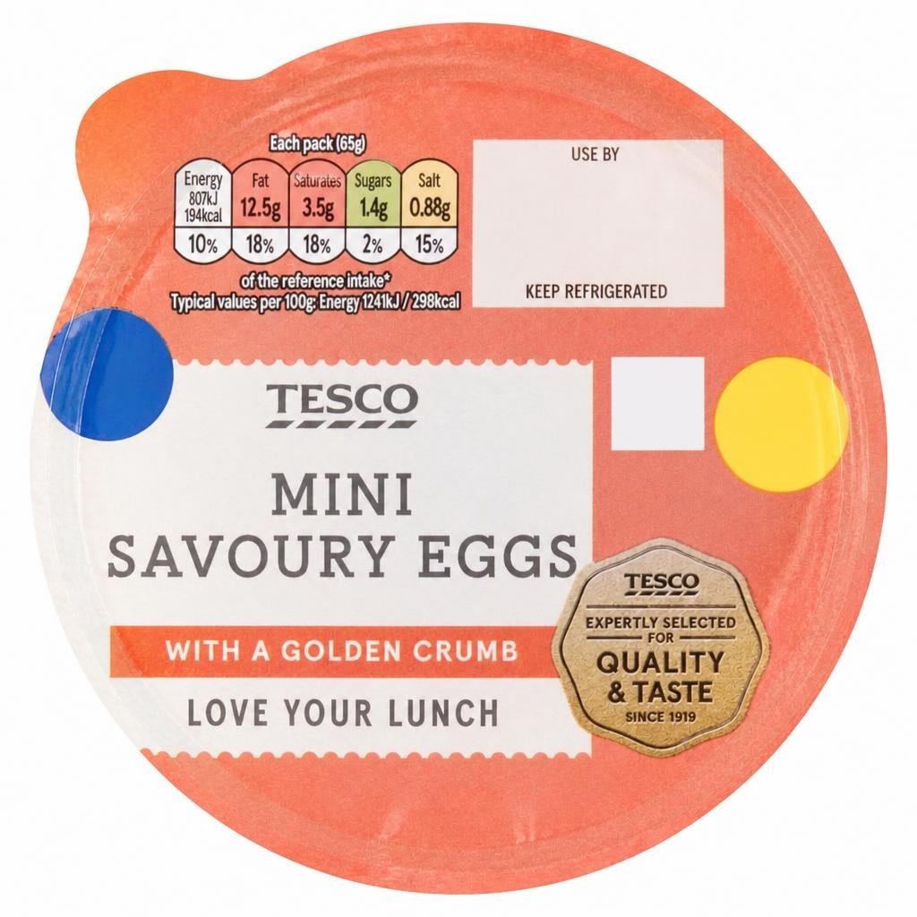 Tesco Mini Savoury Eggs 65g