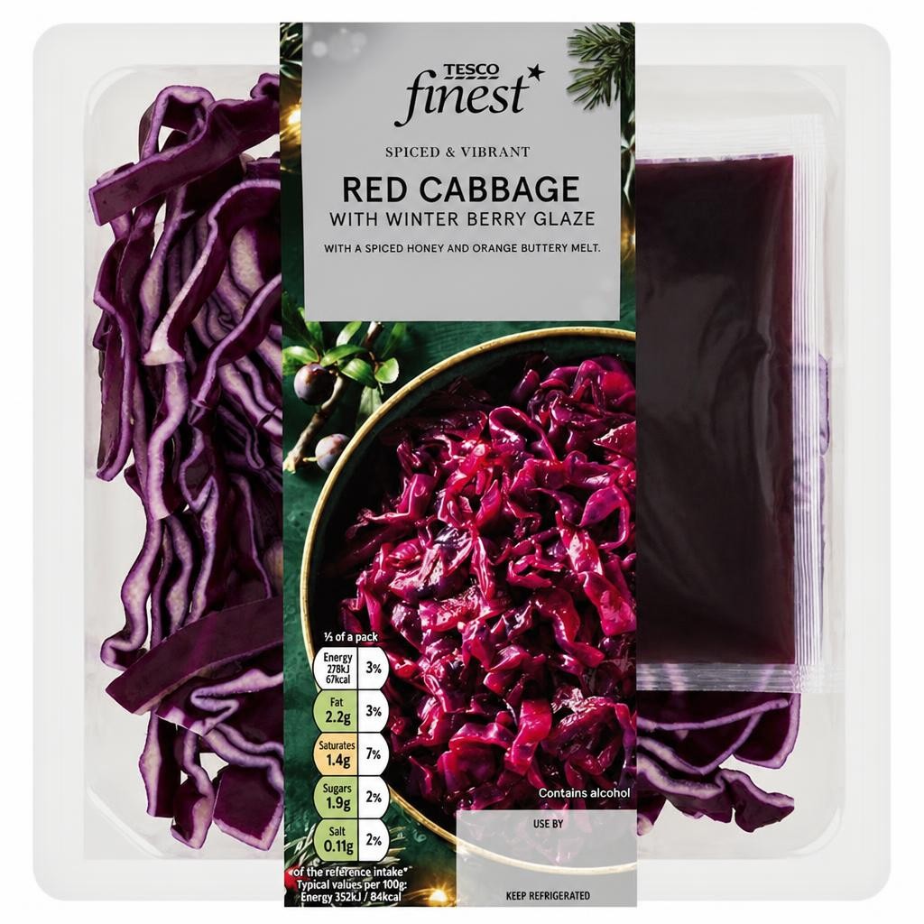 Tesco Finest Red Cabbage with Winter Glaze 300g