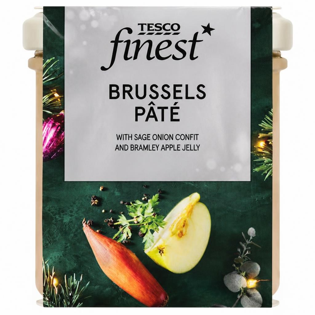 Tesco Finest Brussels Pate with Apple Jelly 125g