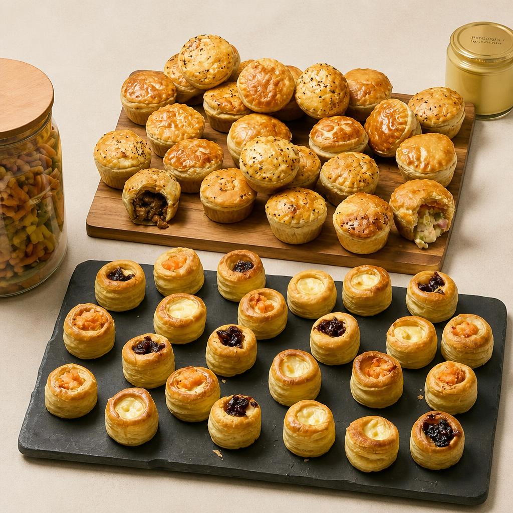 Sainsbury's 48 Piece Mini Pies & Vol Au Vent Selection, Taste the Difference