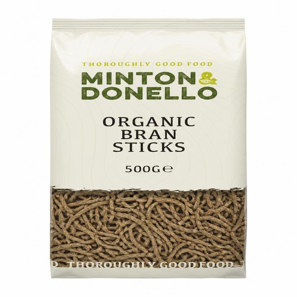 Minton & Donello Organic Bran Sticks 6 x 500g