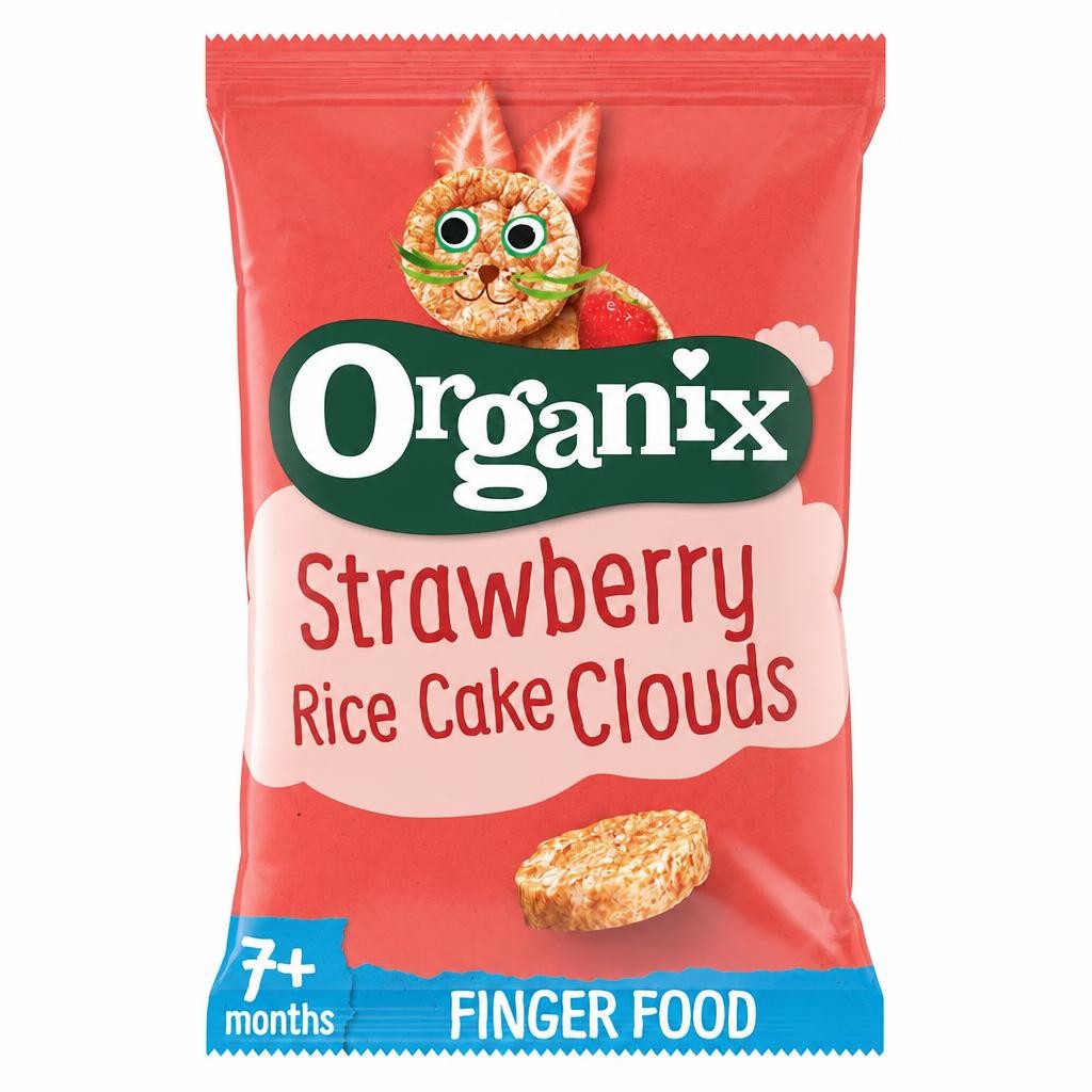 Organix Strawberry Rice Clouds 40G