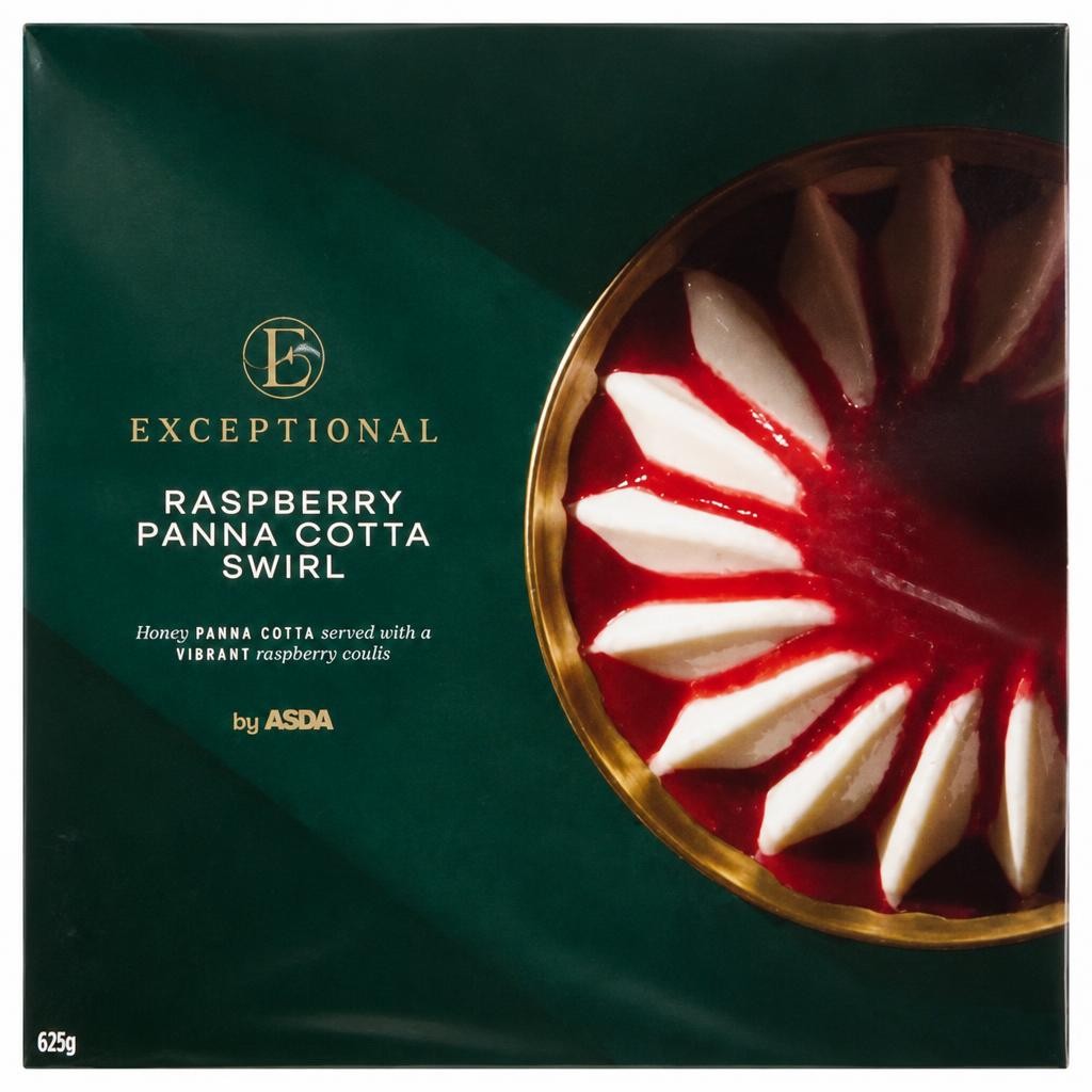 Exceptional by ASDA Raspberry Panna Cotta Swirl 629g