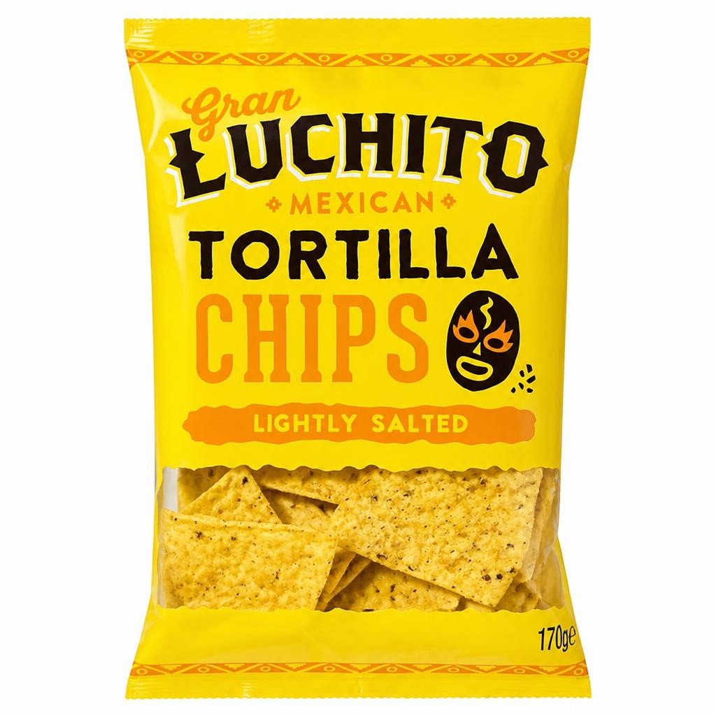 Gran Luchito Mexican Tortilla Chips Lightly Salted 170g