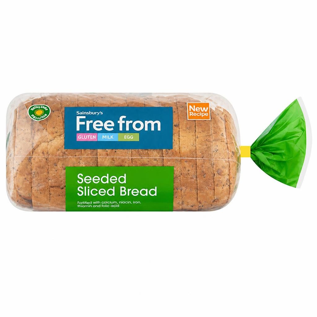 Sainsbury's Free From Seeded Sliced Bread 535g