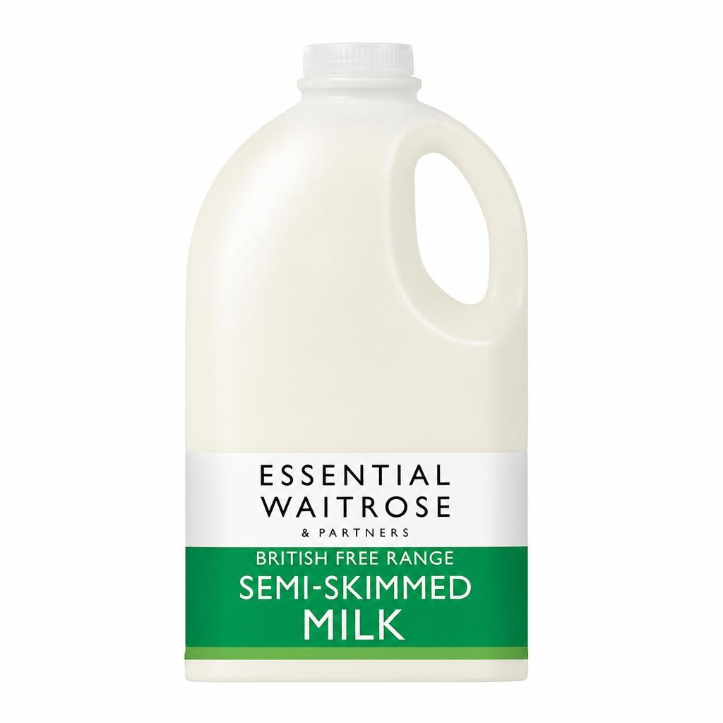 Essential British Free Range Semi-Skimmed Milk 4 Pints