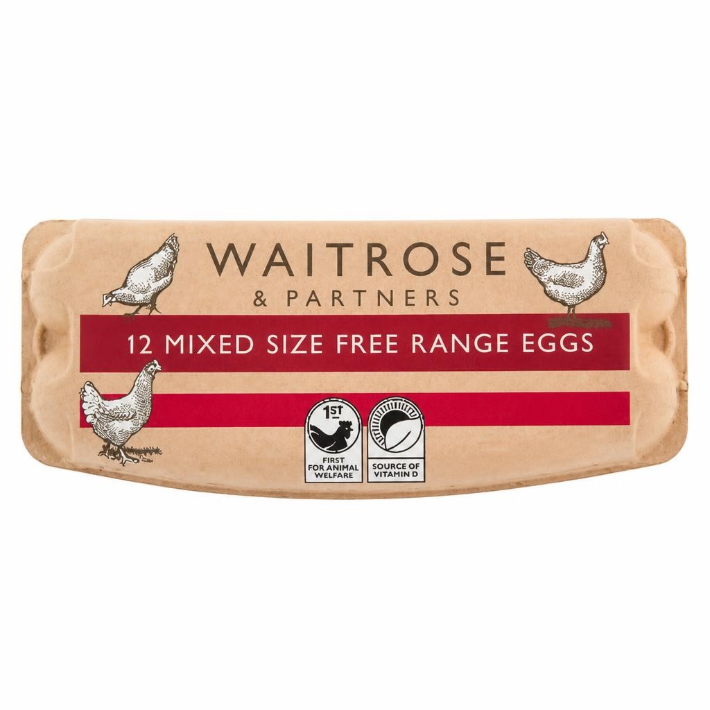 Waitrose FR Mixed Size Eggs British Blacktail