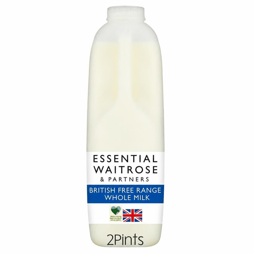 Essential British Free Range Whole Milk 2 Pints