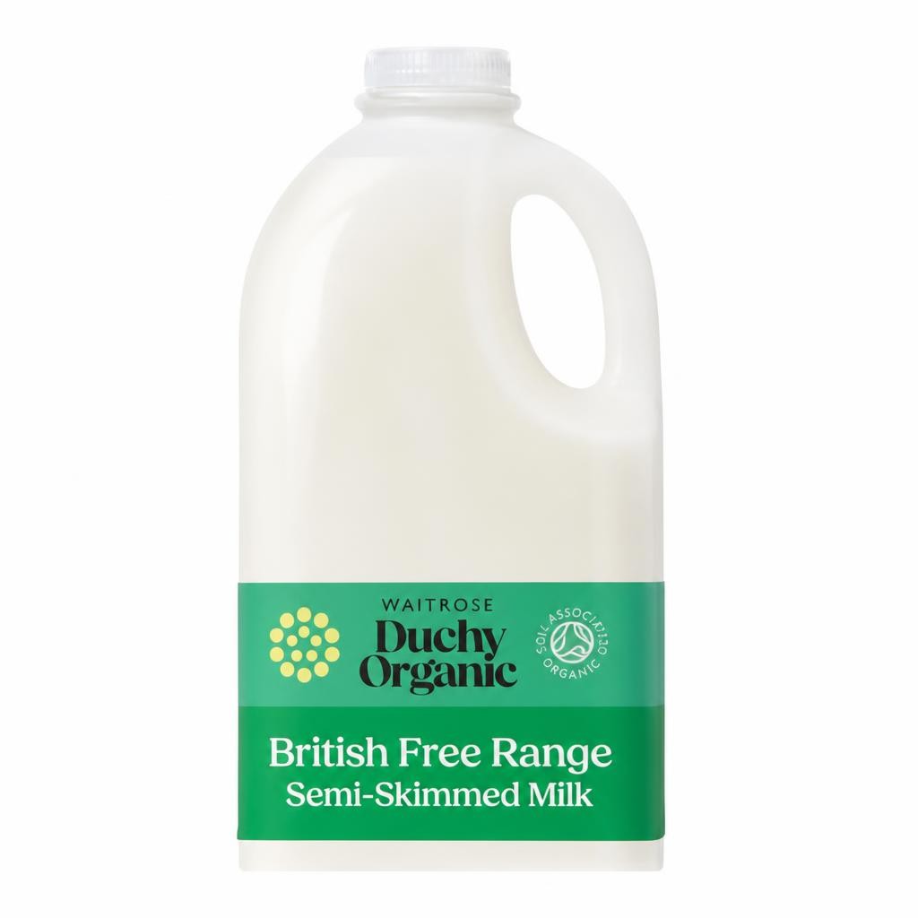 Duchy Organic Semi-Skimmed Milk 4 pints