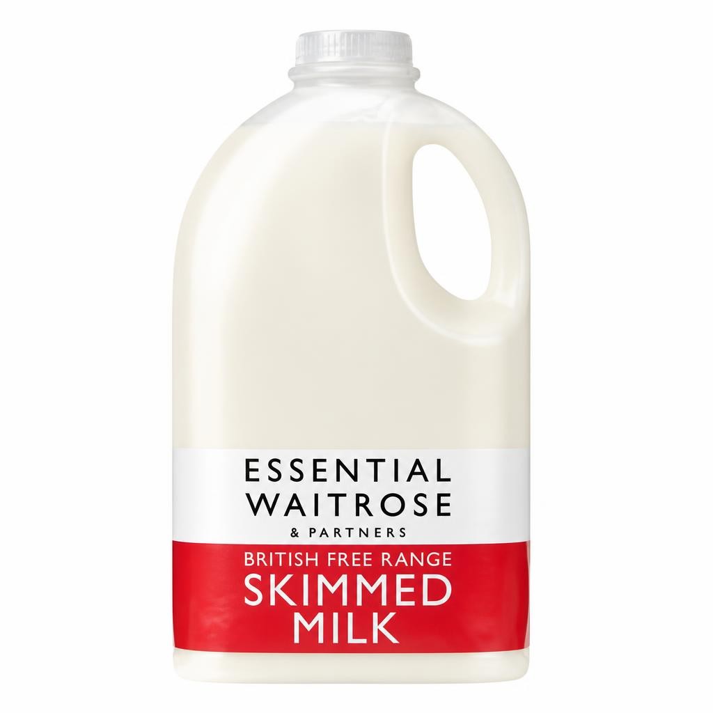 Essential British Free Range Skimmed Milk 4 Pints