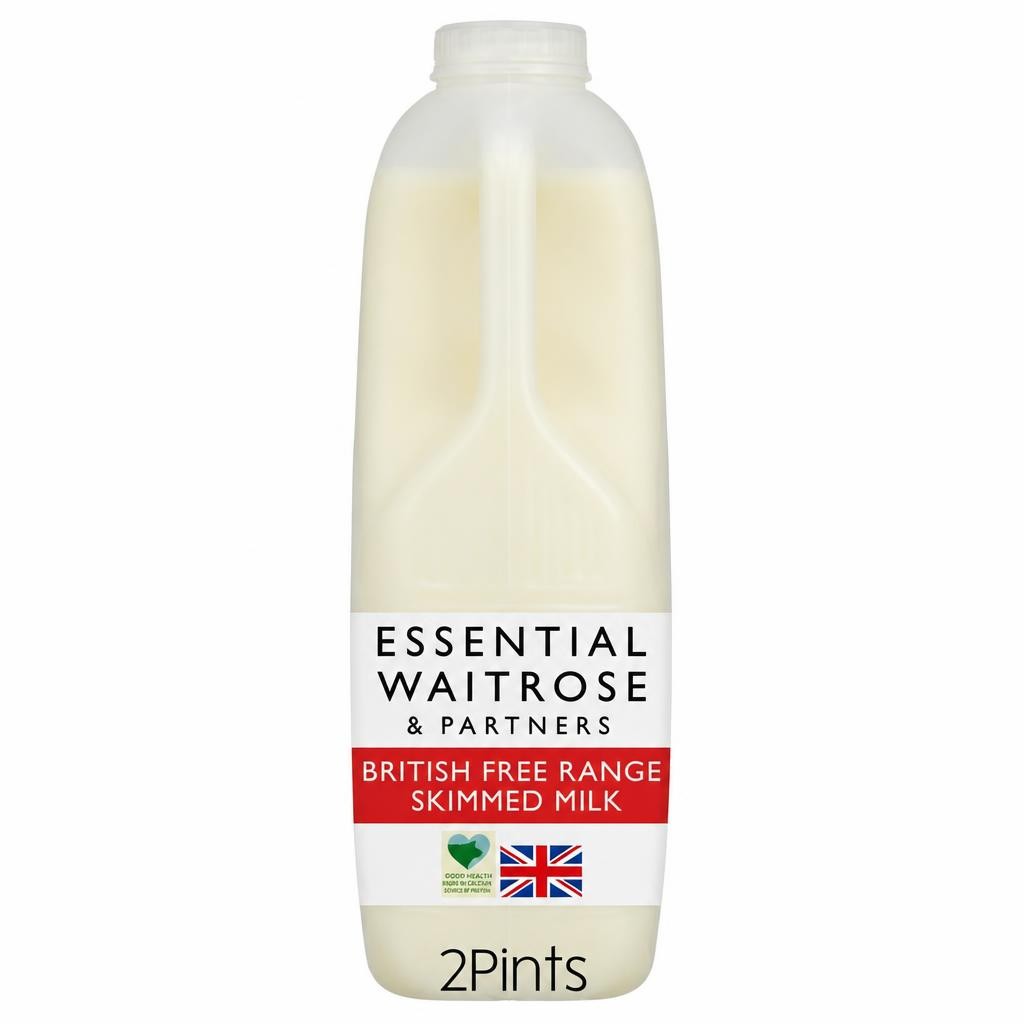 Essential British Free Range Skimmed Milk 2 Pints