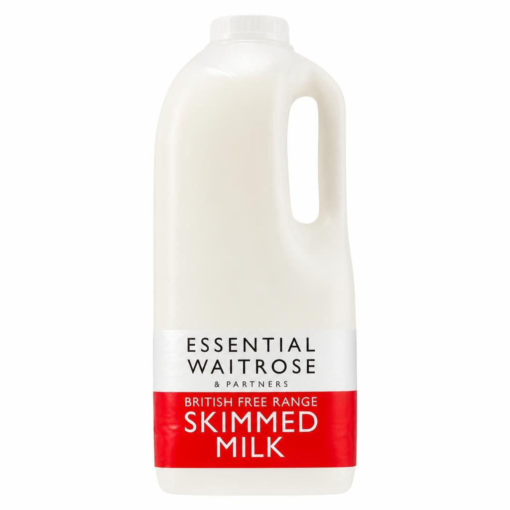 Essential British Free Range Skimmed Milk 2 Pints
