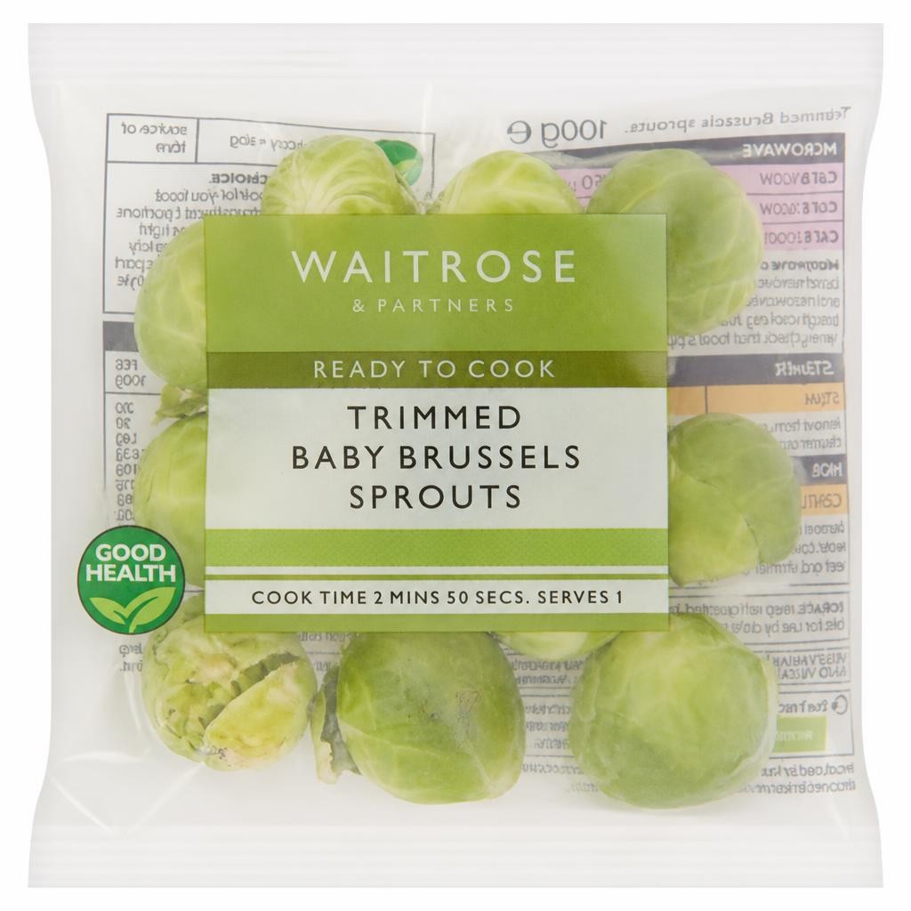 Waitrose Trimmed Baby Sprouts