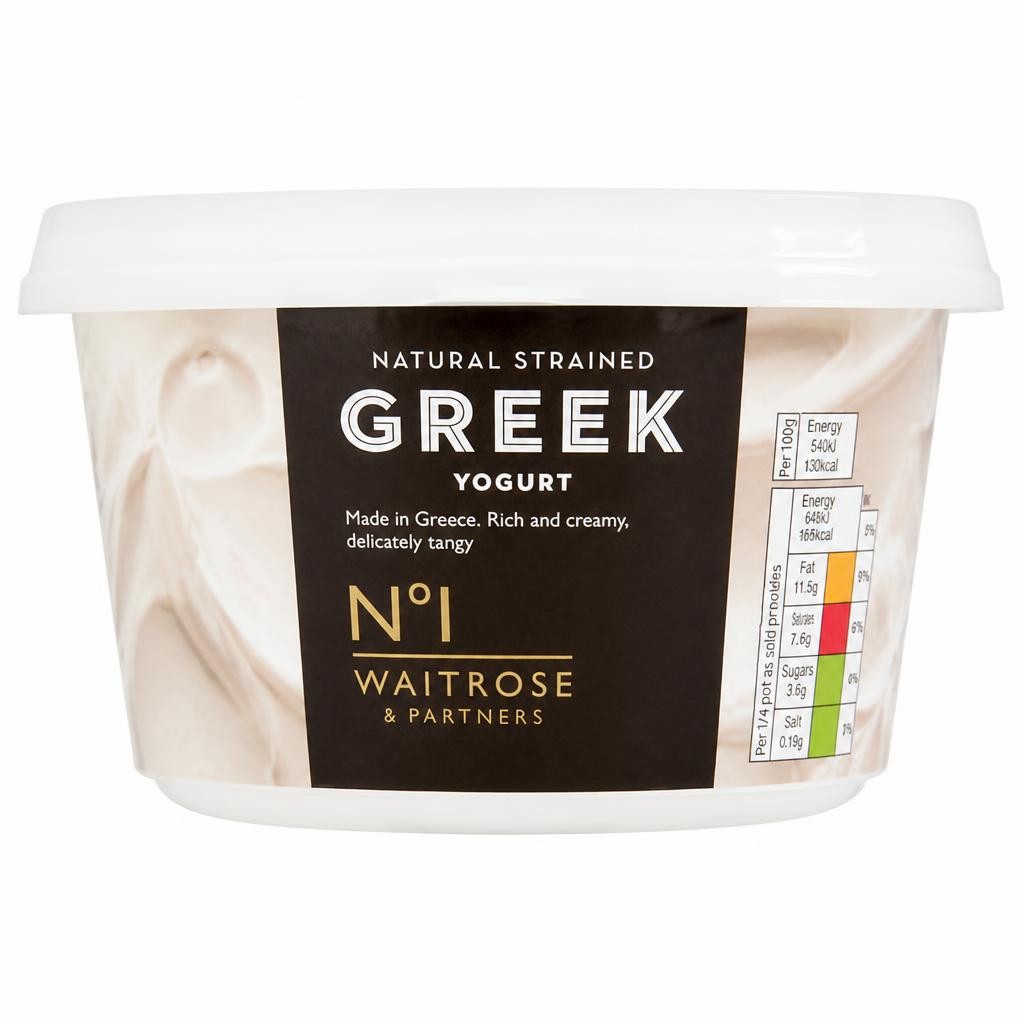 No.1 Strained Natural Greek Yogurt