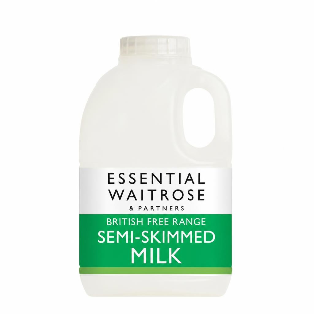 Essential British Free Range Semi-Skimmed Milk 1 Pint