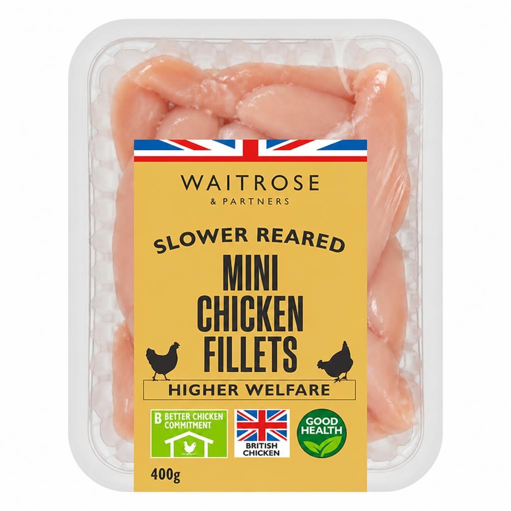 Waitrose Slower Reared Chicken Breast Mini Fillets