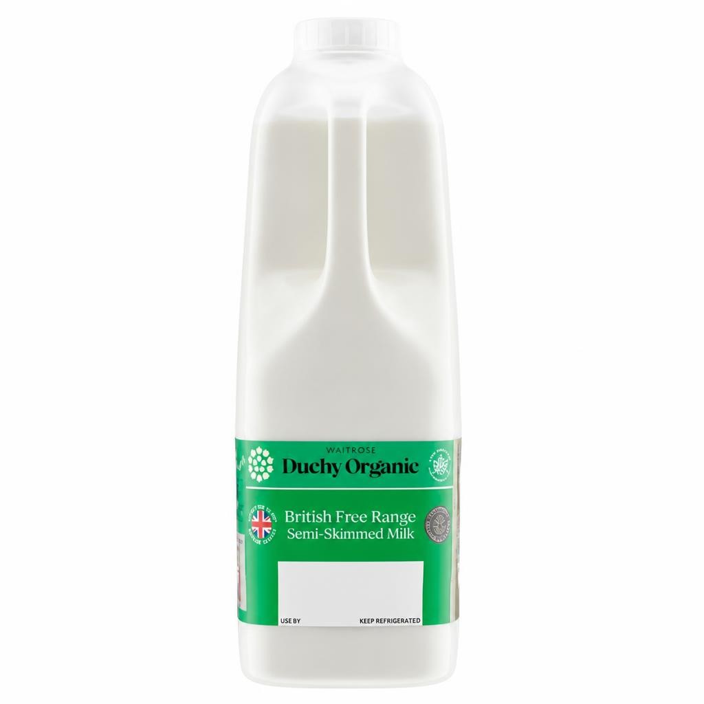 Duchy Organic Semi-Skimmed Milk 2 pints