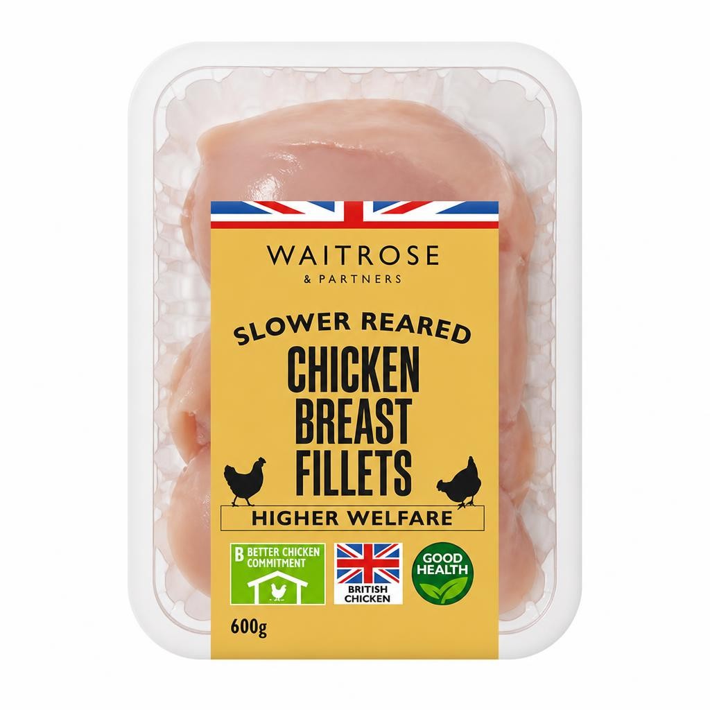 Waitrose Slower Reared Chicken Breast Fillets