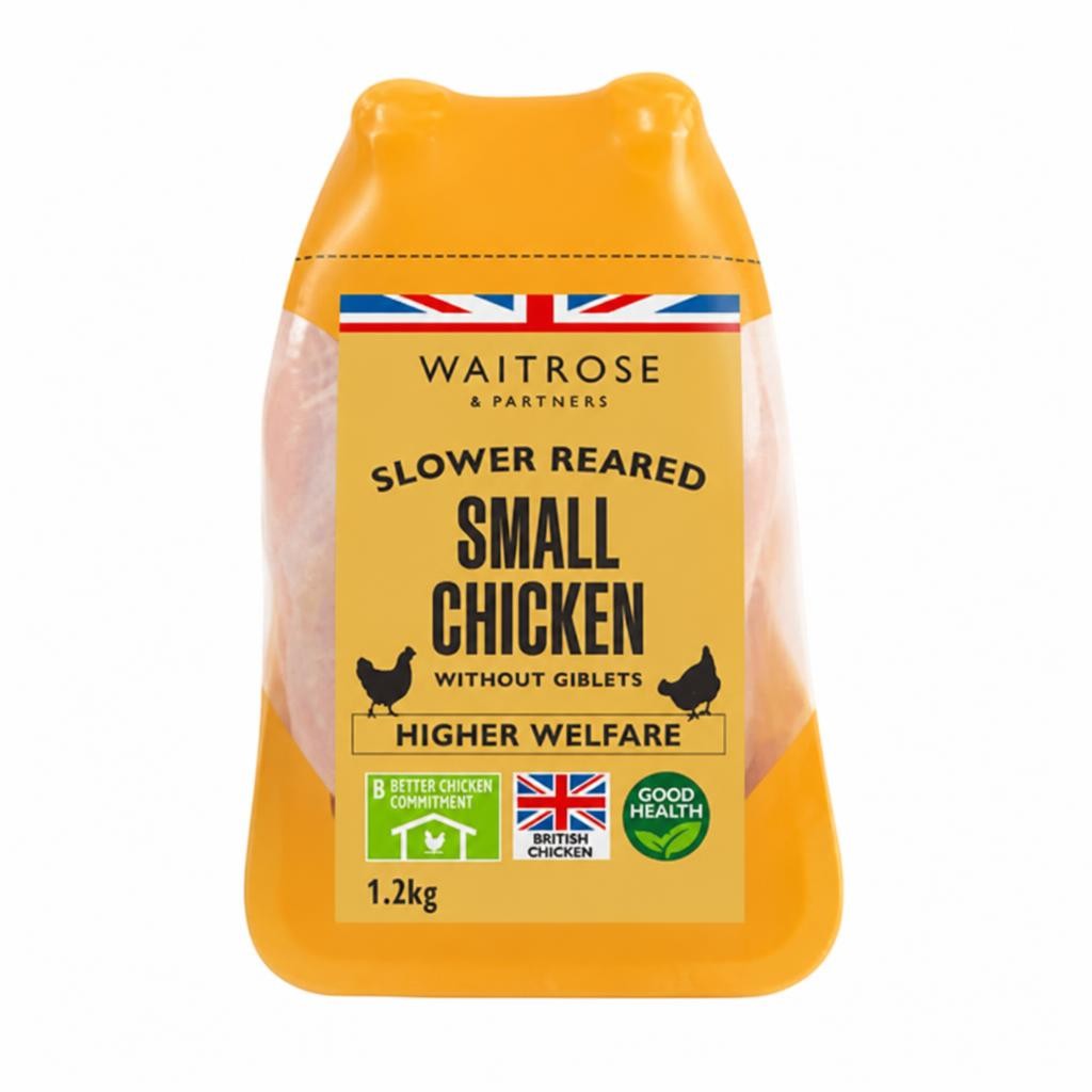 Waitrose Slower Reared Small Whole Chicken