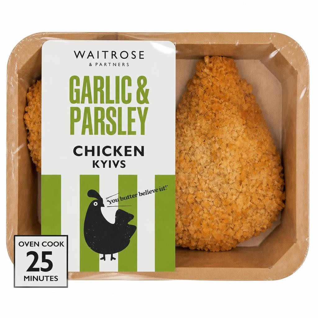 Waitrose 2 Chicken Kyivs With Garlic And Parsley Butter