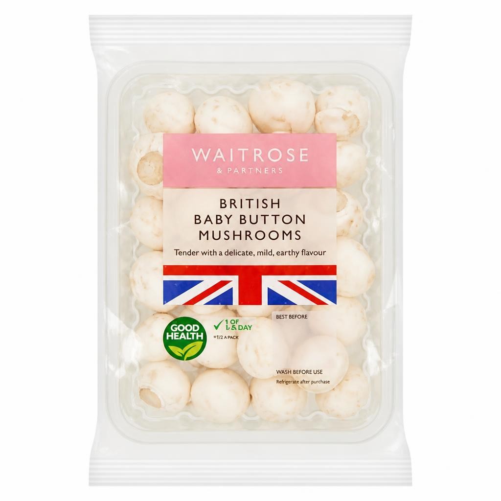 Waitrose Button Mushrooms
