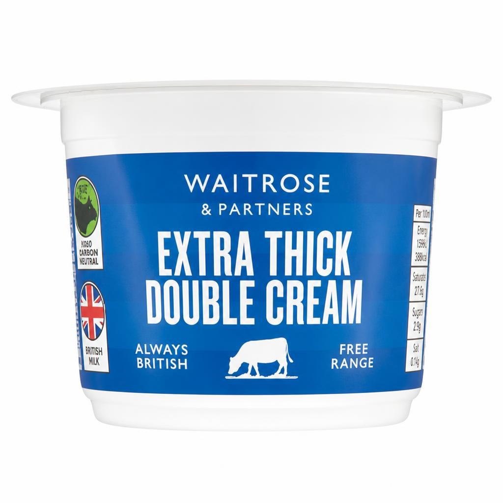 Waitrose Extra Thick Double Cream