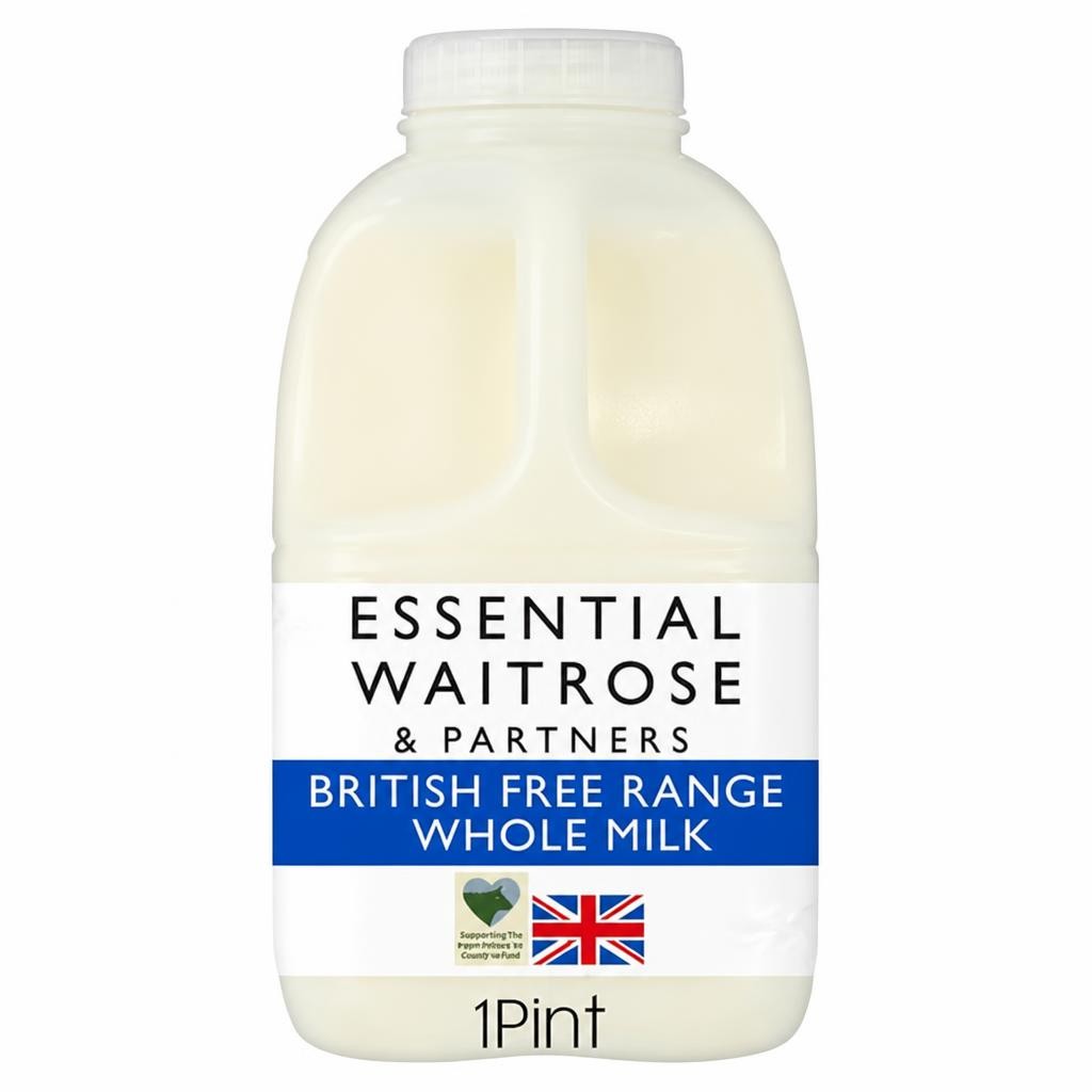 Essential British Free Range Whole Milk 1 Pint