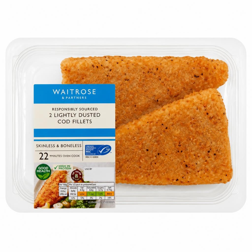Waitrose Lightly Dusted Cod