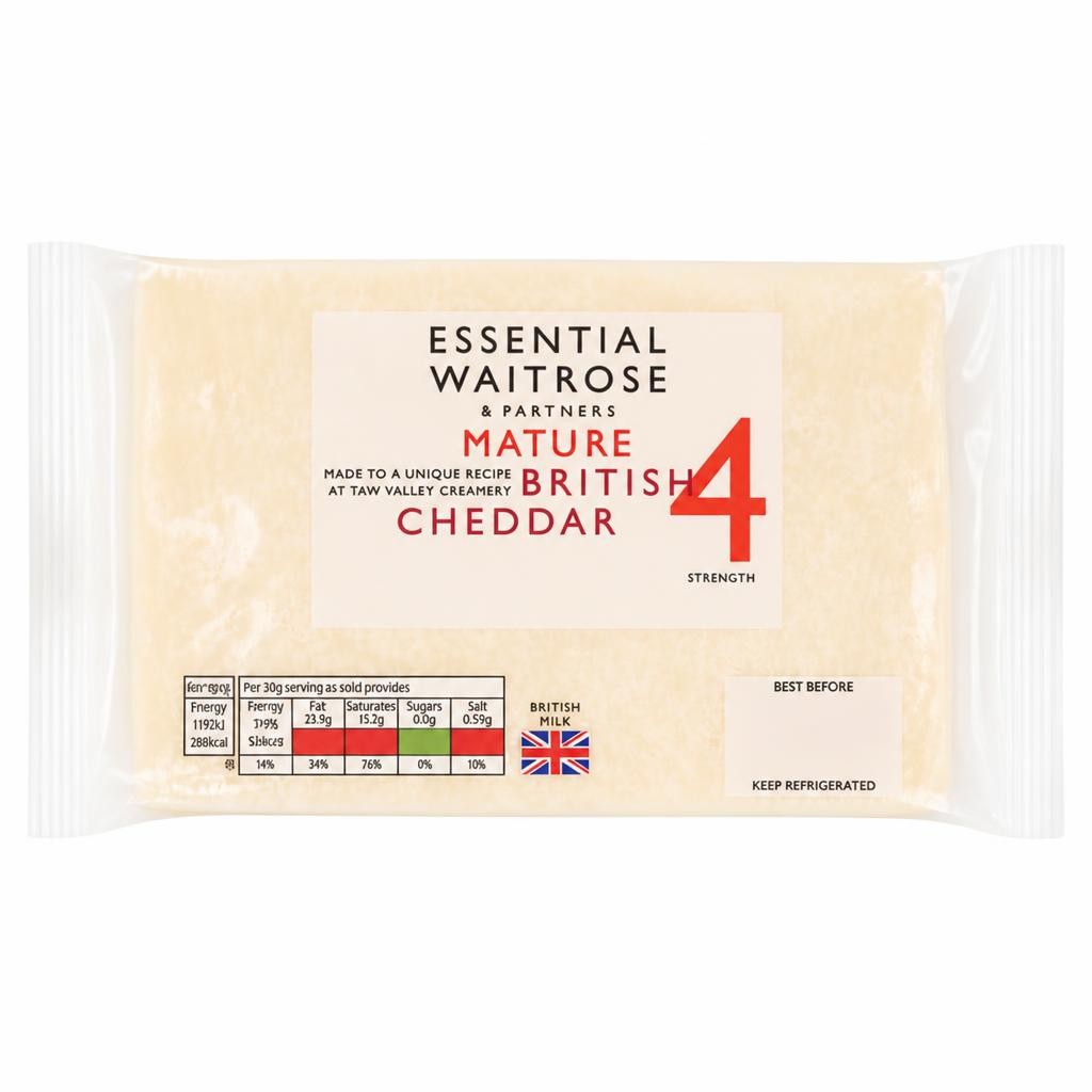 Essential Mature Cheddar Cheese Strength 4