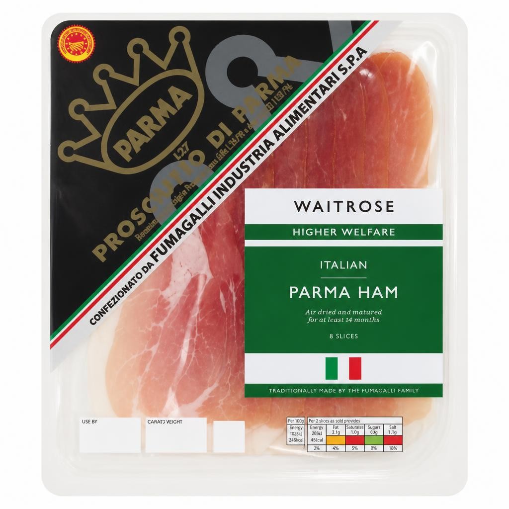 Waitrose Italian Parma Ham 6 Slices