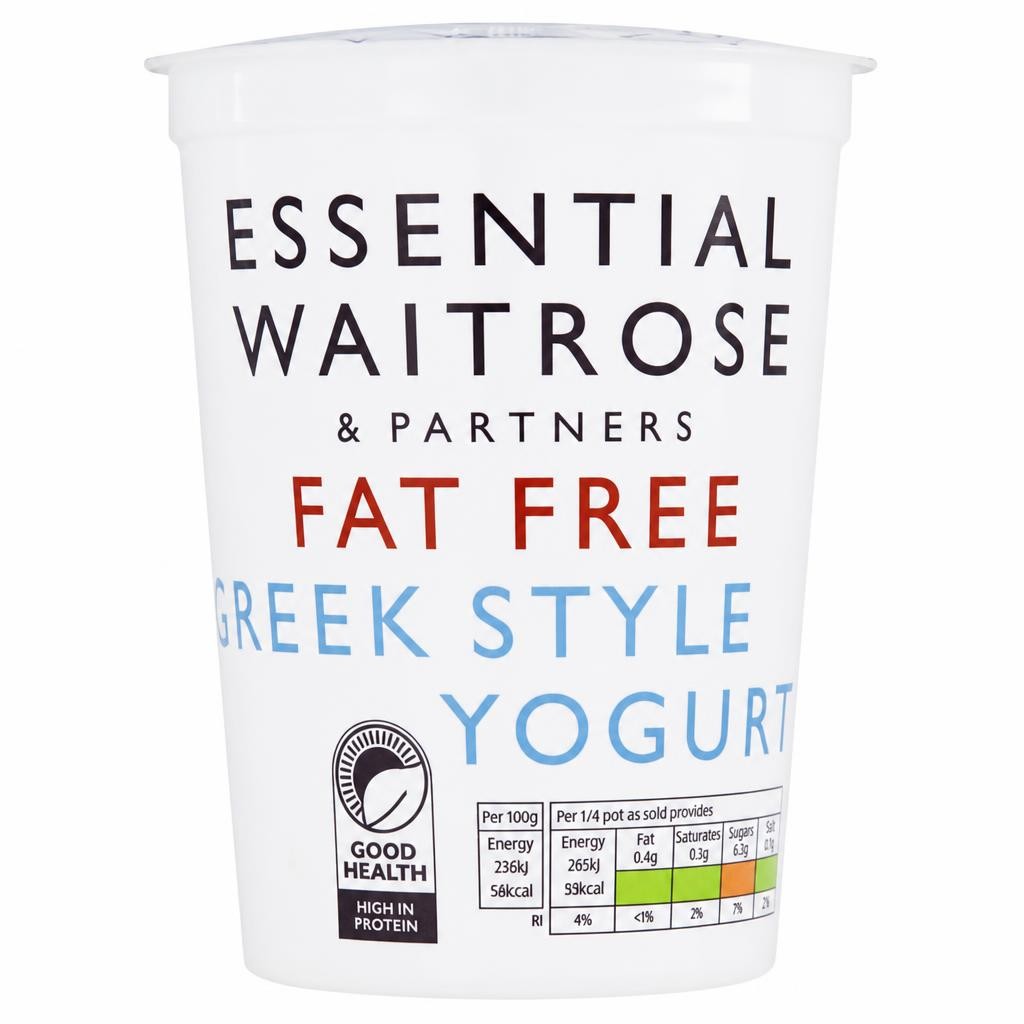 Essential Fat Free Natural Greek Style Yogurt
