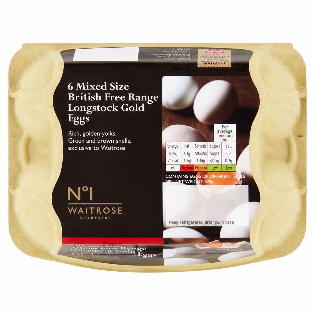 No.1 Longstock Gold Free Range Eggs
