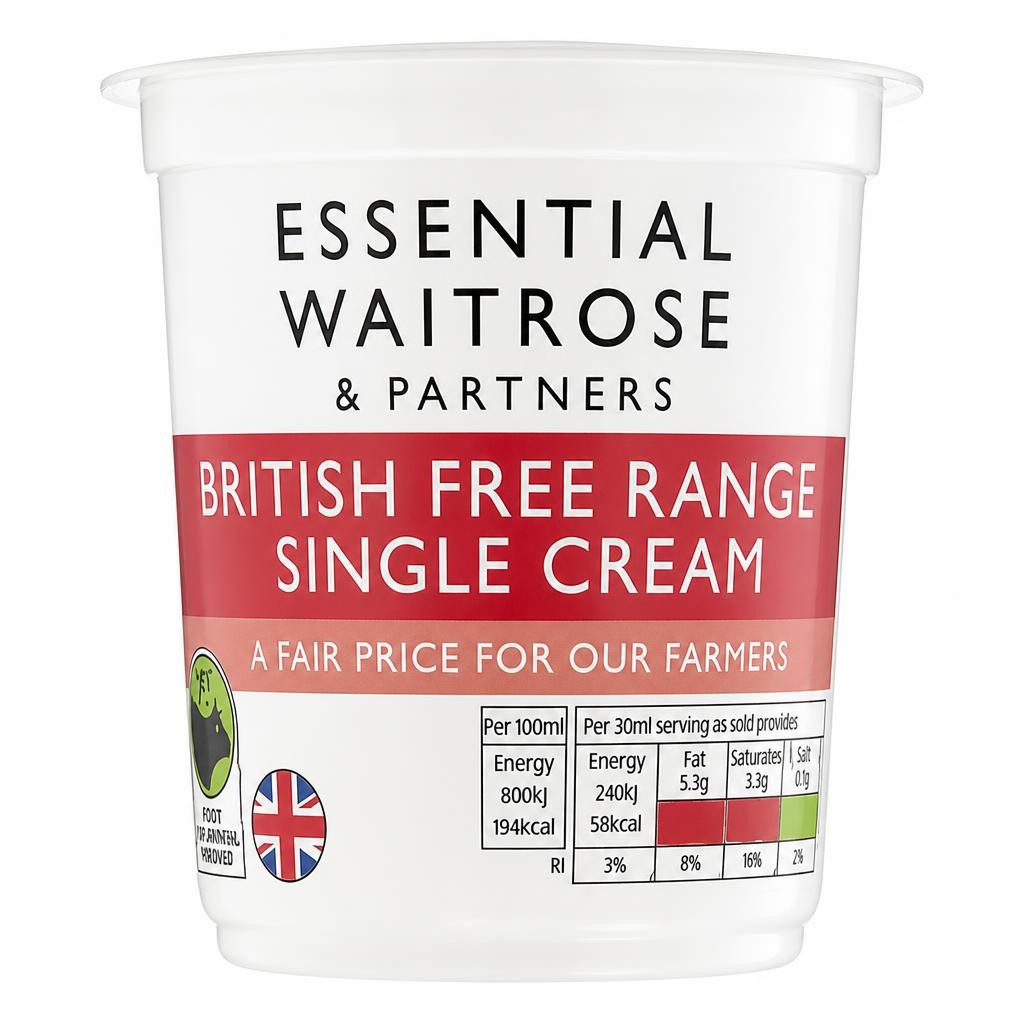 Essential Free Range Single Cream